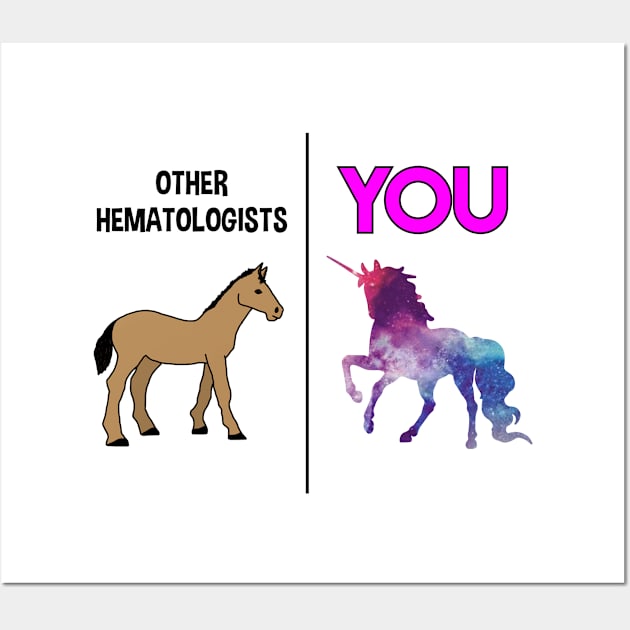 unicorn hematologist Wall Art by IndigoPine